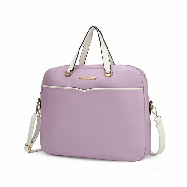 Mkf Collection By Mia K. Rose Briefcase, Lilac MKF-LP101LL